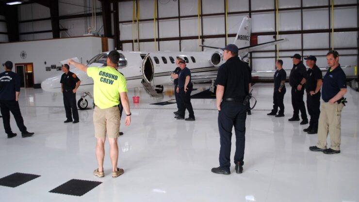 Marshfield Municipal Airport Assistant Manager Ben Garmin describes differences in aircraft types.