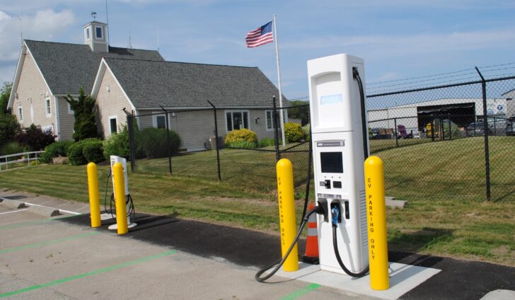 Level 2 and 3 chargers are live at the Marshfield Municipal Airport parking lot.