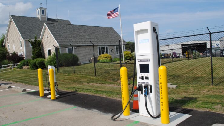 Level 2 and 3 chargers are live at the Marshfield Municipal Airport parking lot.