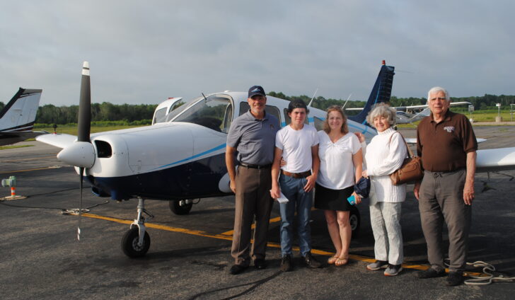 Dad Mark Stiles, left, Tim Stiles, mom Julie Stiles, grandmother Peggy Kantaros and grandfather Bill Kantaros.