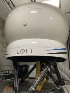 This is the full motion simulator at LOFT. 
