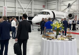 This Cessna Citation Longitude is one of many attractions at the 12th annual Aviation Day.