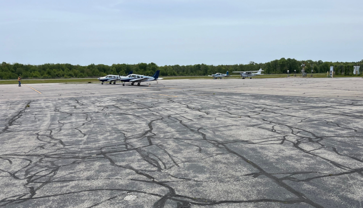 Marshfield Municipal Airport’s ramp will be replaced.
