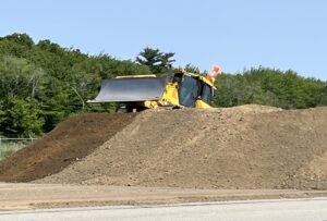 A ramp repave project is underway at Marshfield Municipal Airport.
