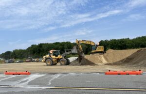 A ramp repave project is underway at Marshfield Municipal Airport.