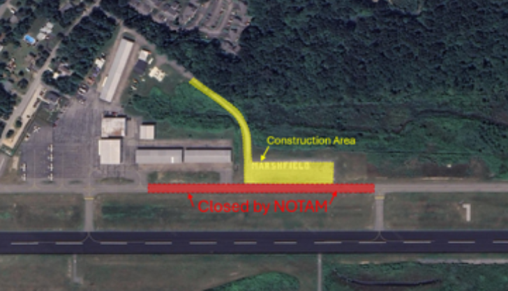 KGHG east ramp to go first