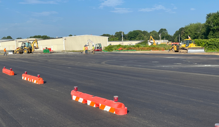 A few I’s to dot and t’s to cross at KGHG’s east ramp.