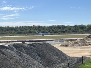 Meanwhile, charter activity continues amid construction. 