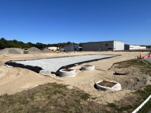 Drainage enhancements are built into the ramp reconstruction. 
