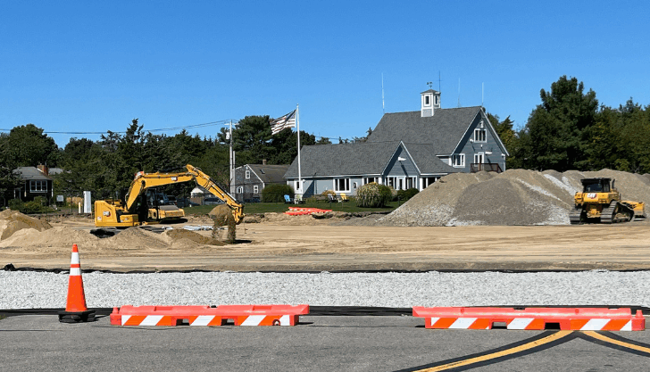 Excavation continues at Marshfield Airport.