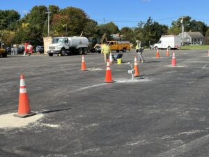 Electrical conduits are being installed at KGHG.
