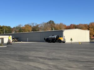 Seal coating was finished on October 24.