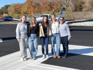 Varvara Karenski, left, Andrea Hewett, Isabella DiRusso, Abby Marinelli, and Helen Lin thrive on each other’s support.