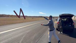 MPD officers train in STOP STICK deployment at Marshfield Municipal 